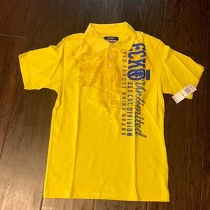 NWT Graphic Collar Button Down Shirt